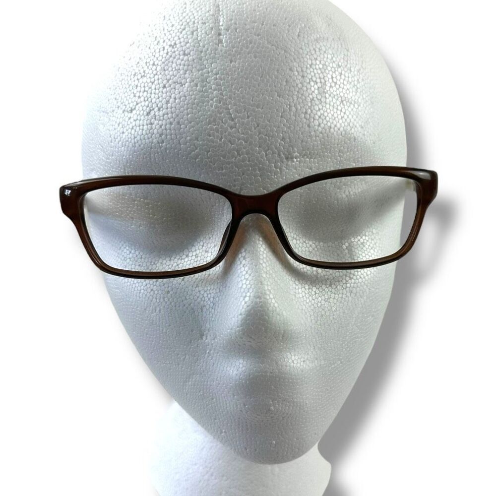 Gucci Women's Havana Eyeglass Frames Style 3645 Rectangular Frame Brown White Lo - Picture 2 of 10